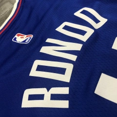 Mens Rajon Rondo Royal 2020-21 Swingman Player Jersey - Icon Edition
