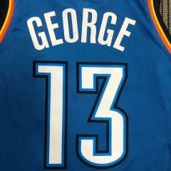 Paul George Mens Blue Swingman Team Jersey - Icon Edition