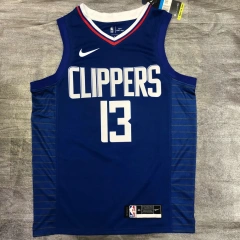 Mens Paul George Royal 2020-21 Player Jersey - Icon Edition