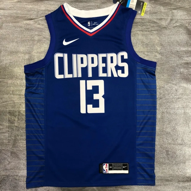 Mens Paul George Royal 2020-21 Player Jersey - Icon Edition