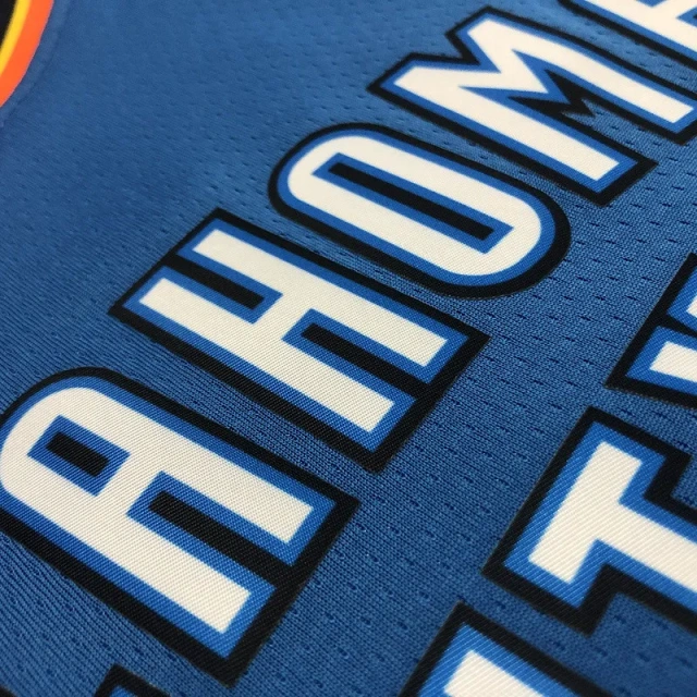 Russell Westbrook Mens Blue Swingman Team Jersey - Icon Edition