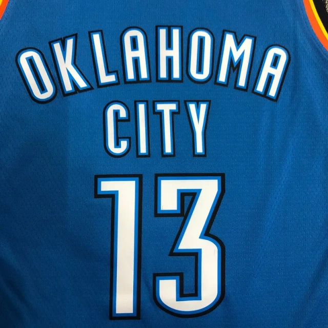 Paul George Mens Blue Swingman Team Jersey - Icon Edition