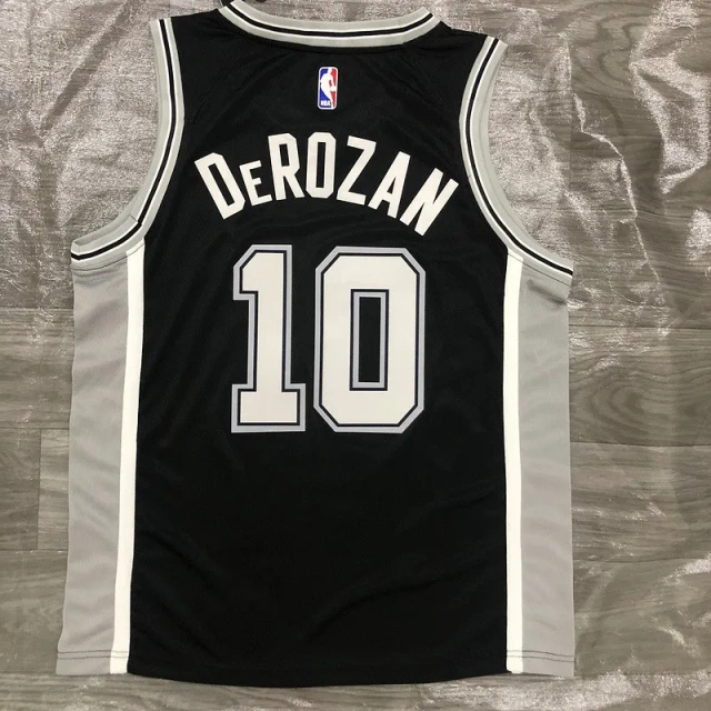 Mens Demar DeRozan Black Swingman Player Jersey - Icon Edition
