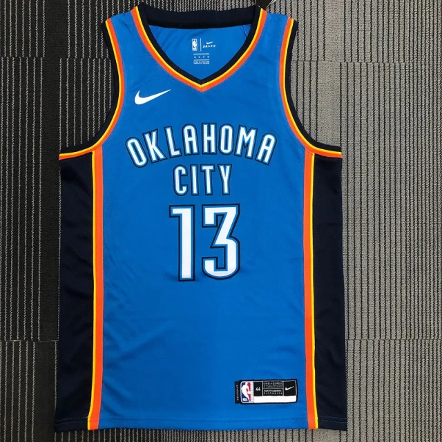Paul George Mens Blue Swingman Team Jersey - Icon Edition