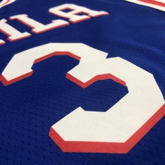 Mens Allen Iverson Royal 2020-21 Swingman Player Jersey - Icon Edition
