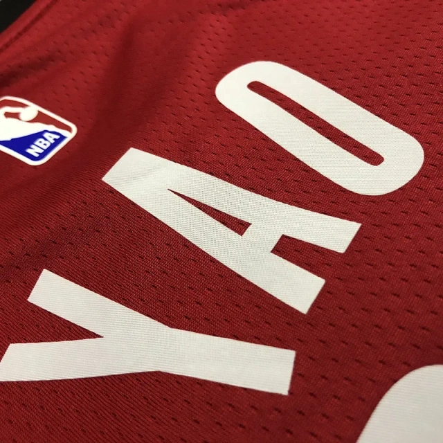 Yao Ming Mens Red Swingman Team Jersey - Icon Edition