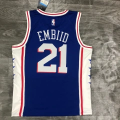 Mens Joel Embiid Royal 2020-21 Swingman Player Jersey - Icon Edition