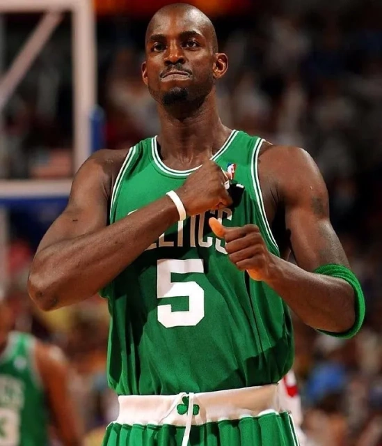 Kevin Garnett Mens Green Player Jersey- Icon Edition