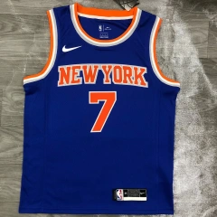 Mens Carmelo Anthony Blue 2020-21 Swingman Player Jersey - Icon Edition