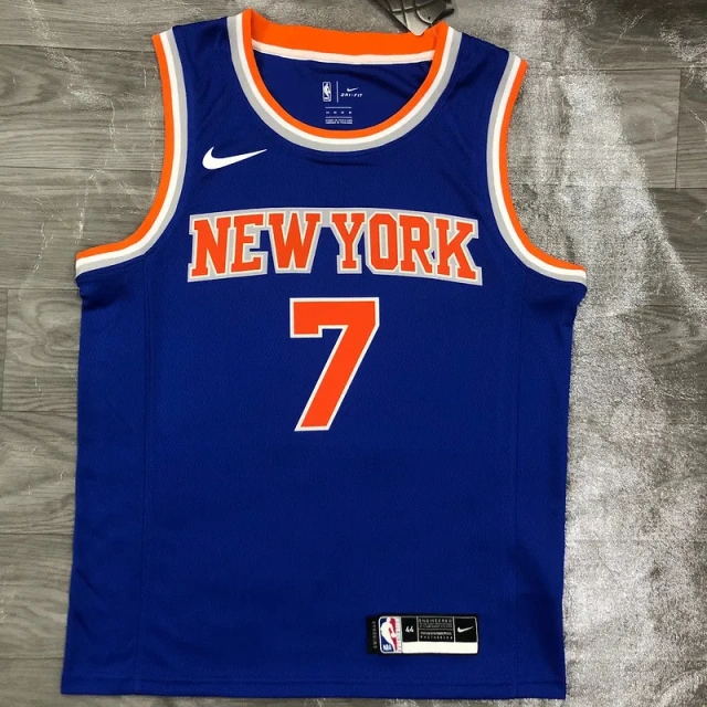 Mens Carmelo Anthony Blue 2020-21 Swingman Player Jersey - Icon Edition