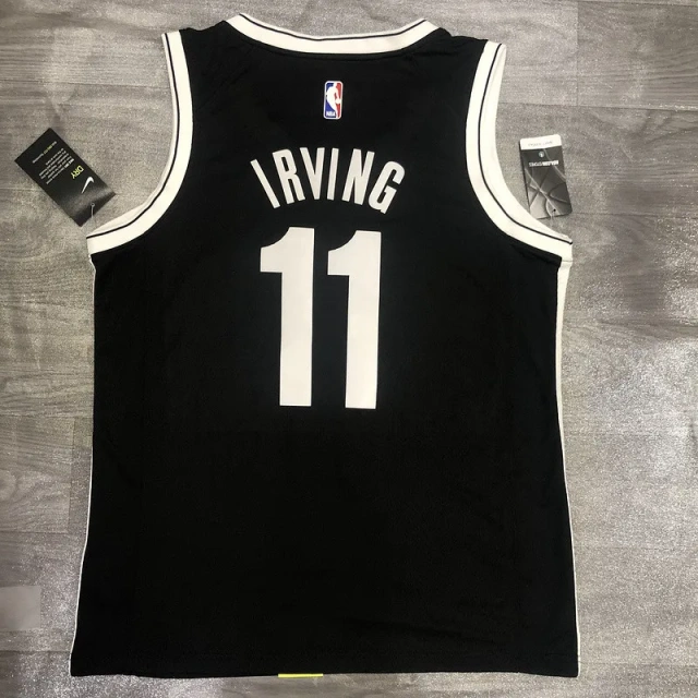 Kyrie Irving Mens Black Player Jersey- Icon Edition