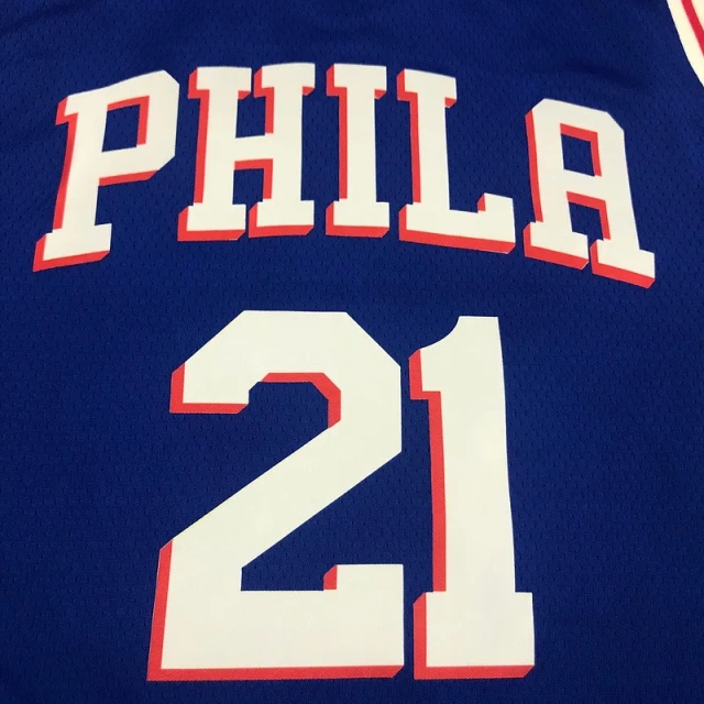 Mens Joel Embiid Royal 2020-21 Swingman Player Jersey - Icon Edition