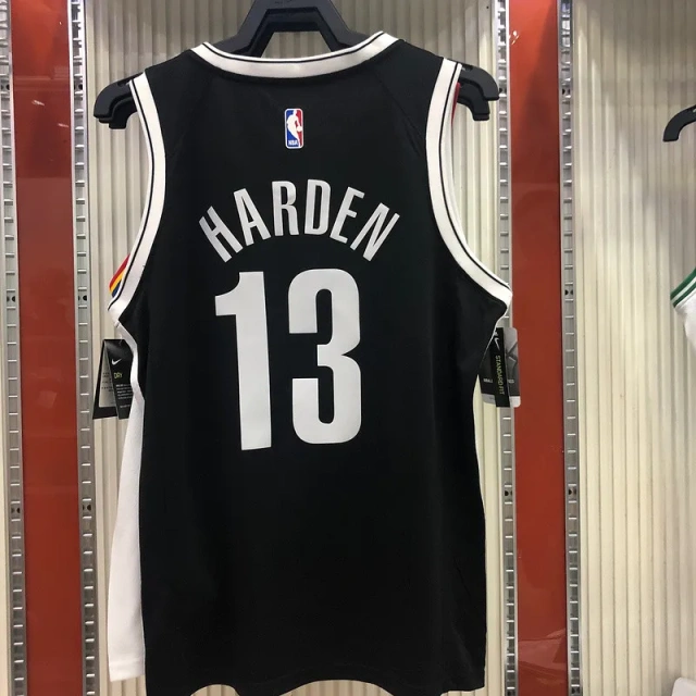 James Harden Mens Black Player Jersey- Icon Edition
