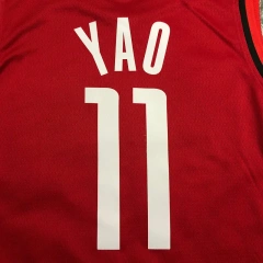Yao Ming Mens Red Swingman Team Jersey - Icon Edition