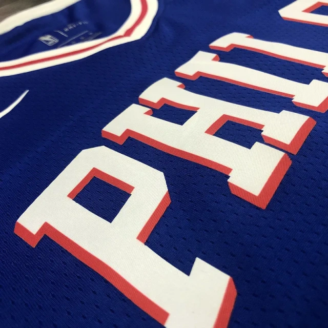 Mens Allen Iverson Royal 2020-21 Swingman Player Jersey - Icon Edition