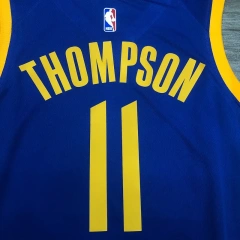 Klay Thompson Mens Blue Player Jersey - Icon Edition