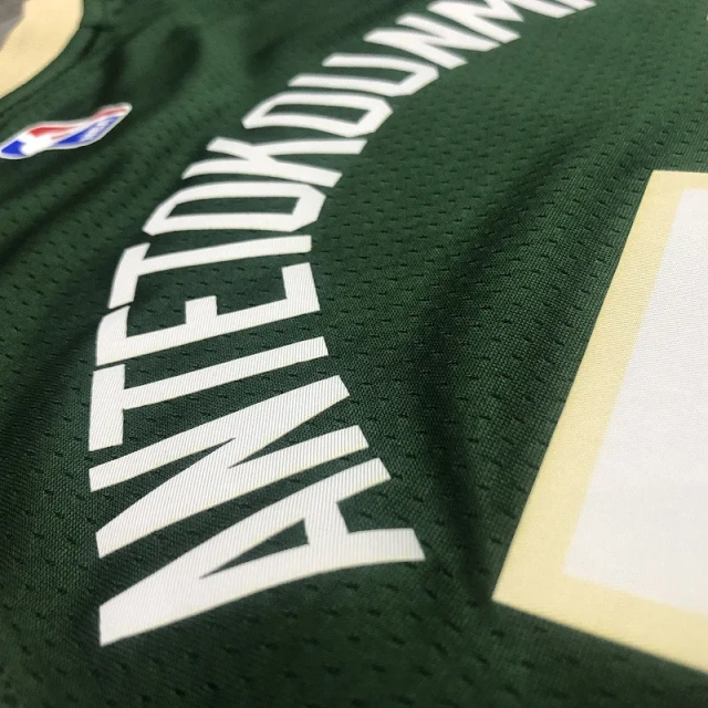 Mens Giannis Antetokounmpo 2020-21 Green Swingman Jersey - Icon Edition