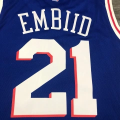Mens Joel Embiid Royal 2020-21 Swingman Player Jersey - Icon Edition
