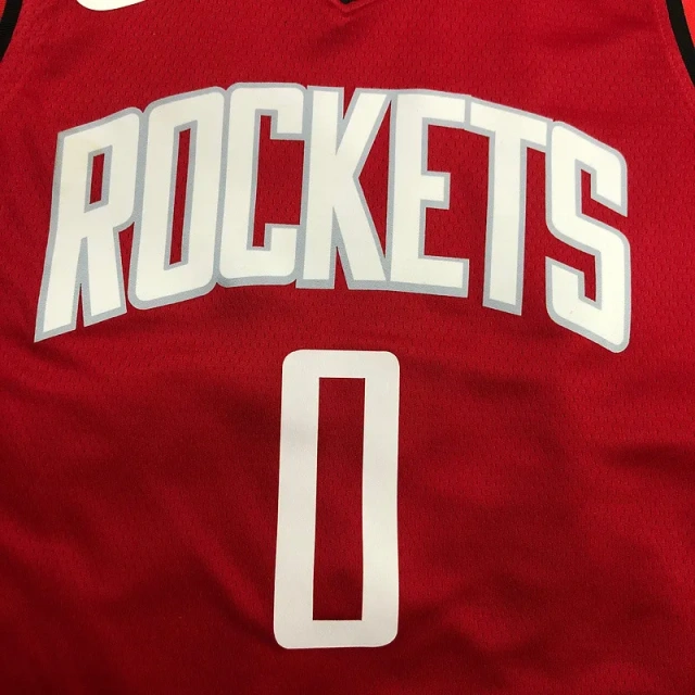 Russell Westbrook Mens Red Swingman Team Jersey - Icon Edition
