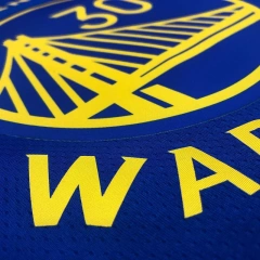 Stephen Curry Mens Blue Player Jersey - Icon Edition