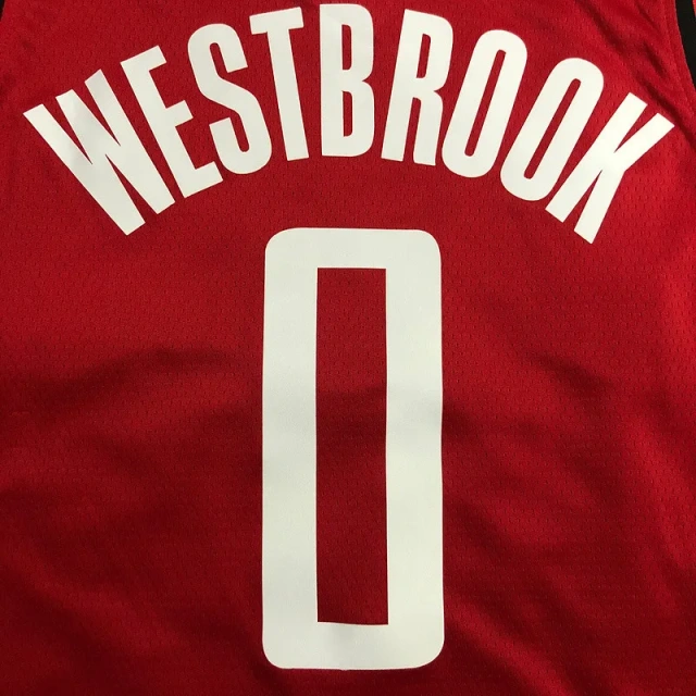 Russell Westbrook Mens Red Swingman Team Jersey - Icon Edition