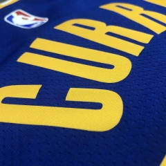Stephen Curry Mens Blue Player Jersey - Icon Edition