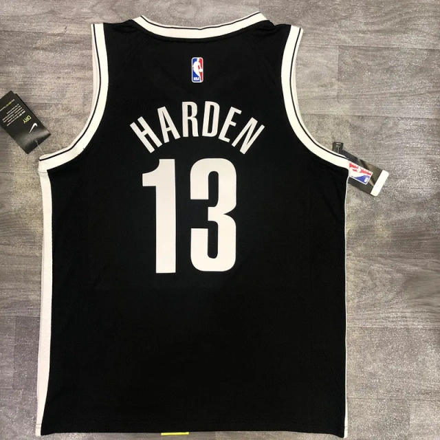 James Harden Mens Black Player Jersey- Icon Edition