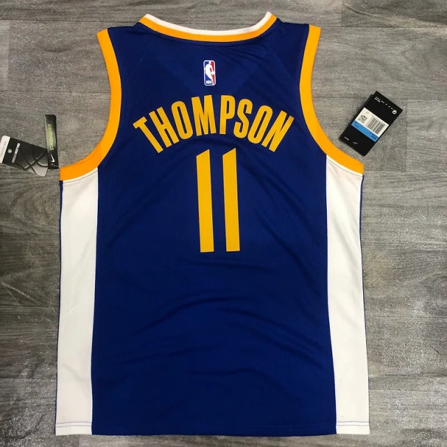 Klay Thompson Mens Blue Player Jersey - Icon Edition