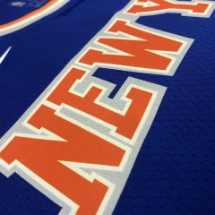 Mens Carmelo Anthony Blue 2020-21 Swingman Player Jersey - Icon Edition