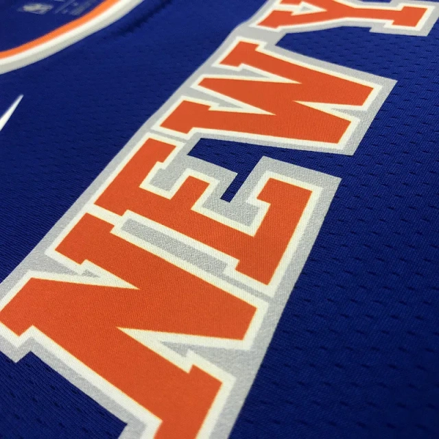 Mens Carmelo Anthony Blue 2020-21 Swingman Player Jersey - Icon Edition