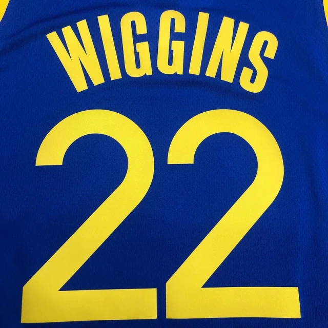 Andrew Wiggins Mens Blue Player Jersey - Icon Edition