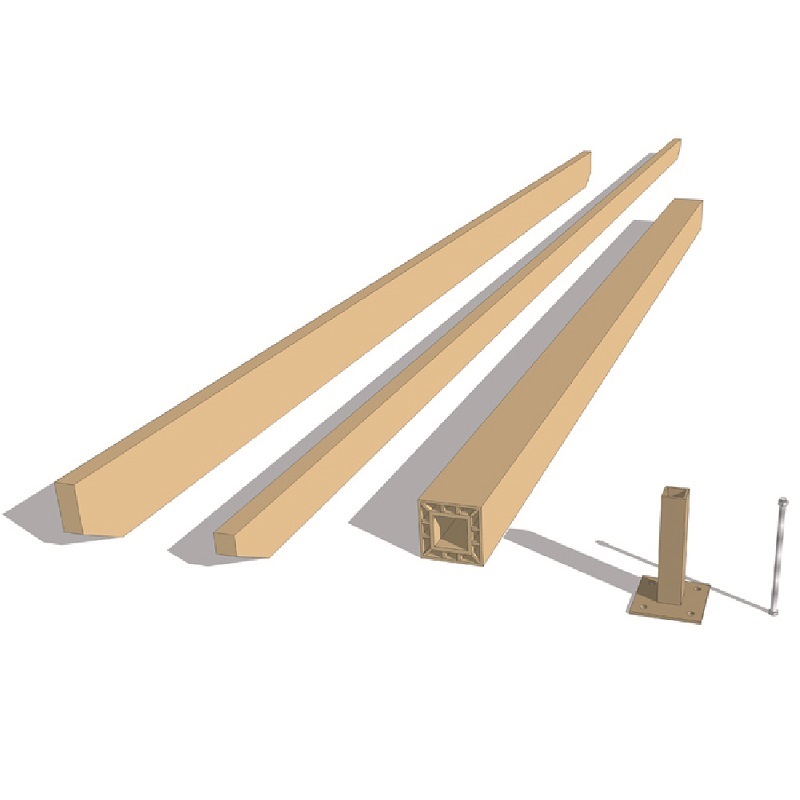 WPC composite fencing
