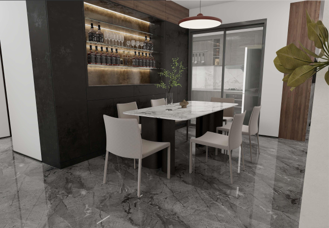 Carbon Crystal Wall Panel
