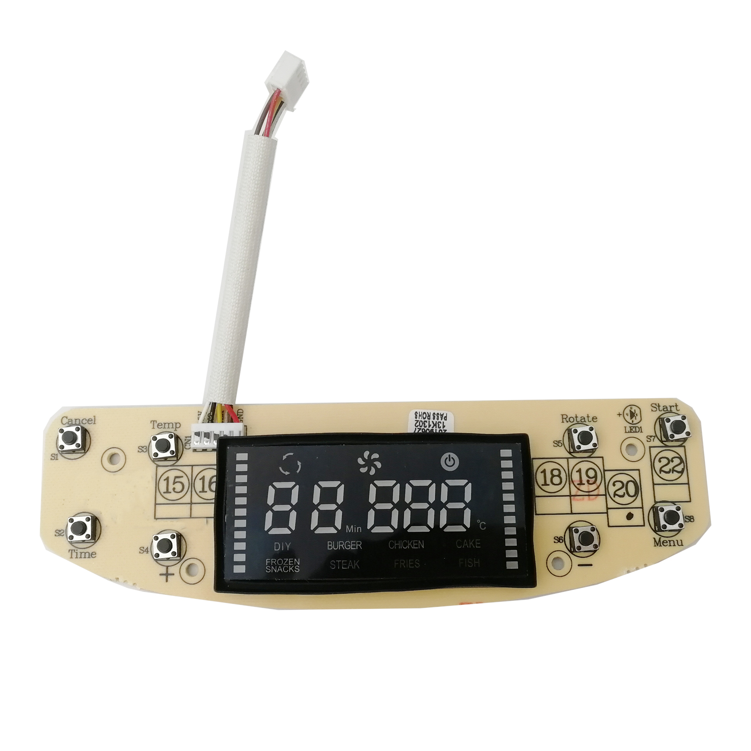 Intelligent rice cooker control board electronic component PCBA board