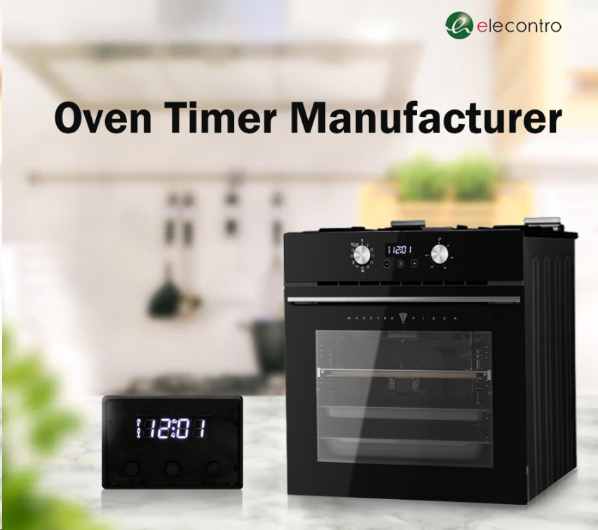 What does the oven control panel include?