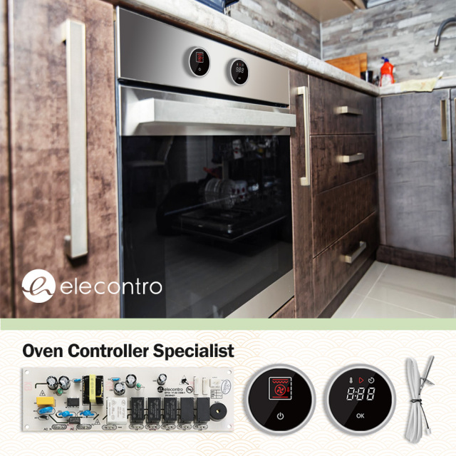 EB24 Double knob +2 touch button oven controller
