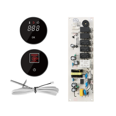EB24 双旋钮+2触摸按键烤箱控制器