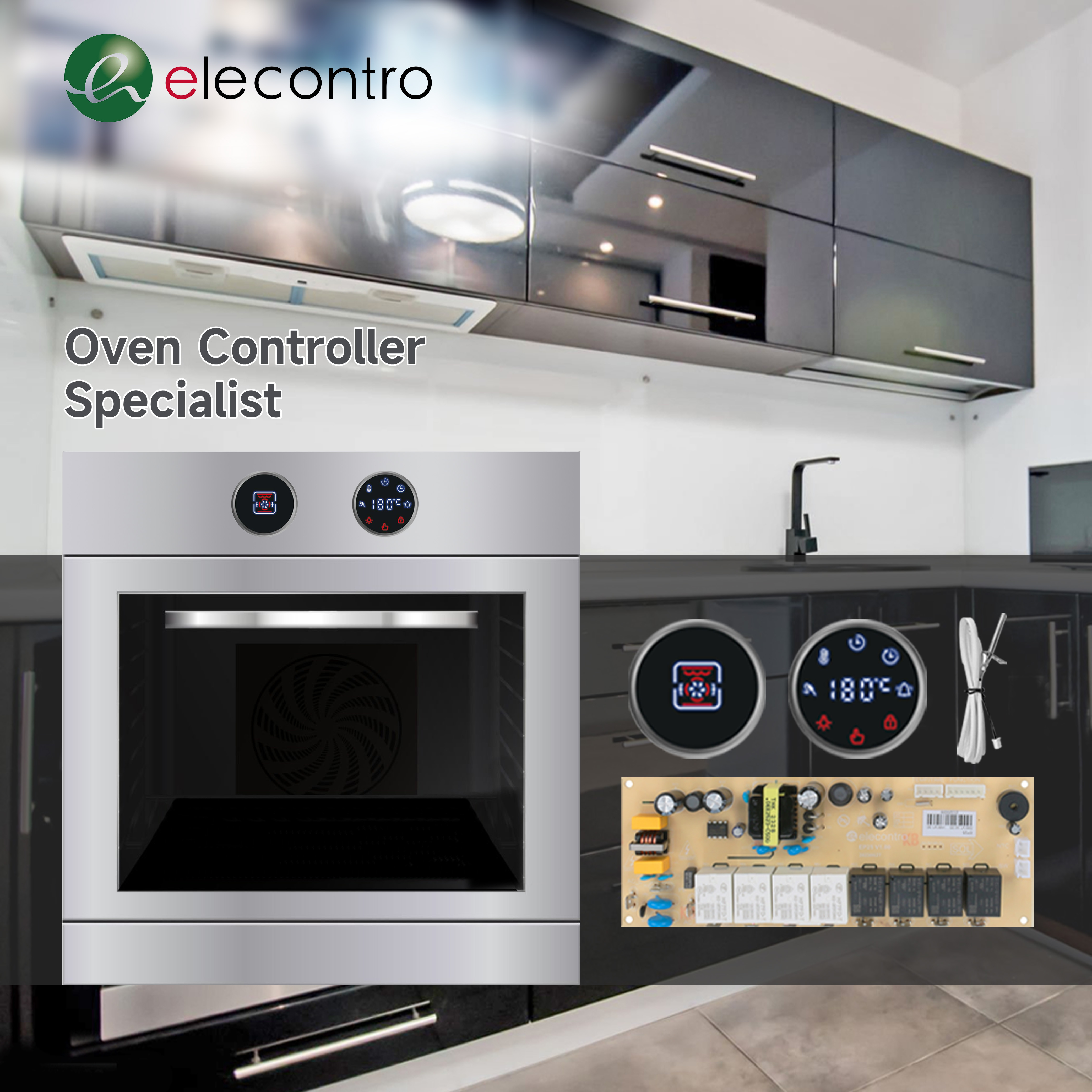 Knob Type Build-in Oven Controller