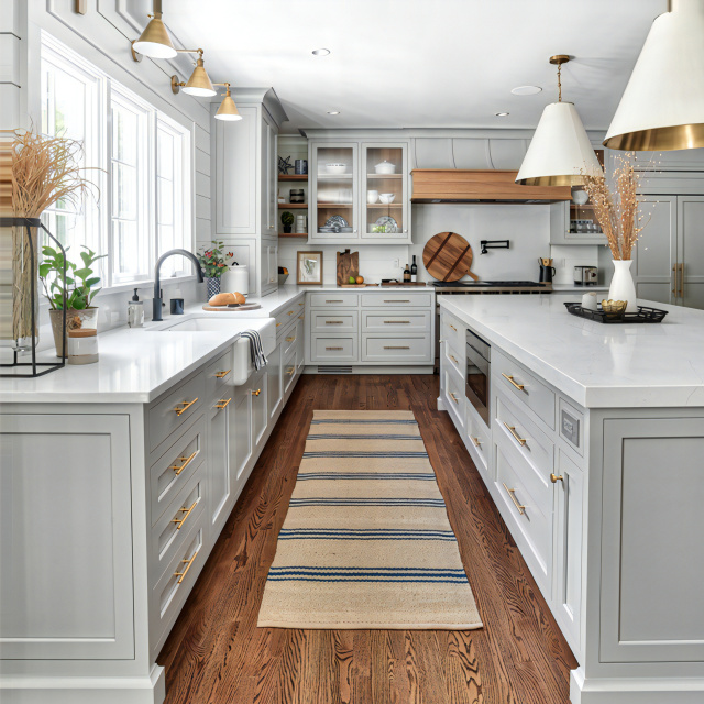 Best Classic Designs Kitchen Cabinet European Modern Simple Lacquer Kitchen Cabinets for Your Whole Kitchen
