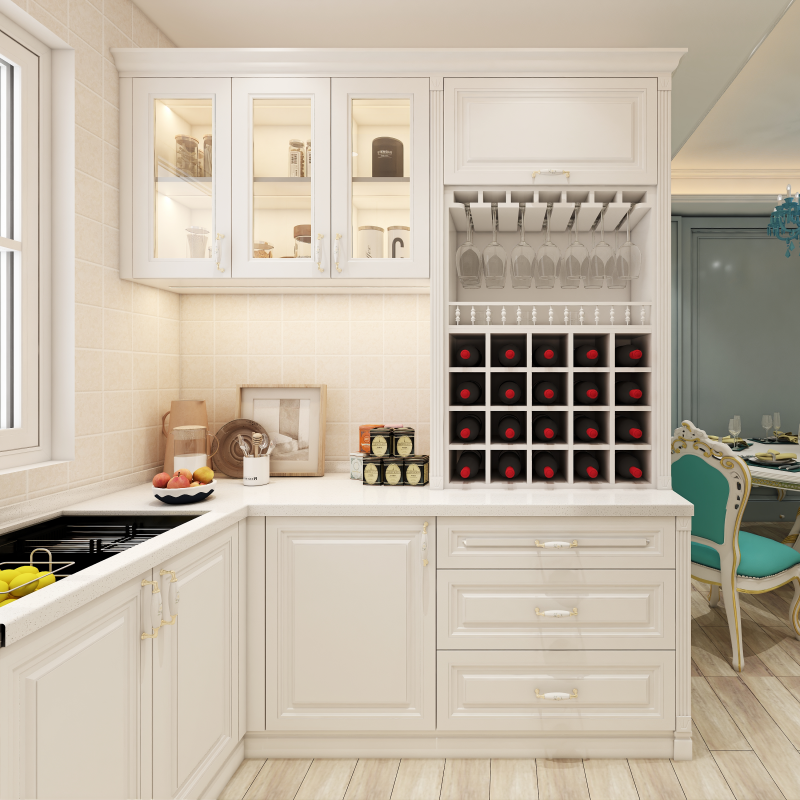 Classical Kitchen Cabinet Designs for Small Kitchens Cabinet With Sink Solid Wood