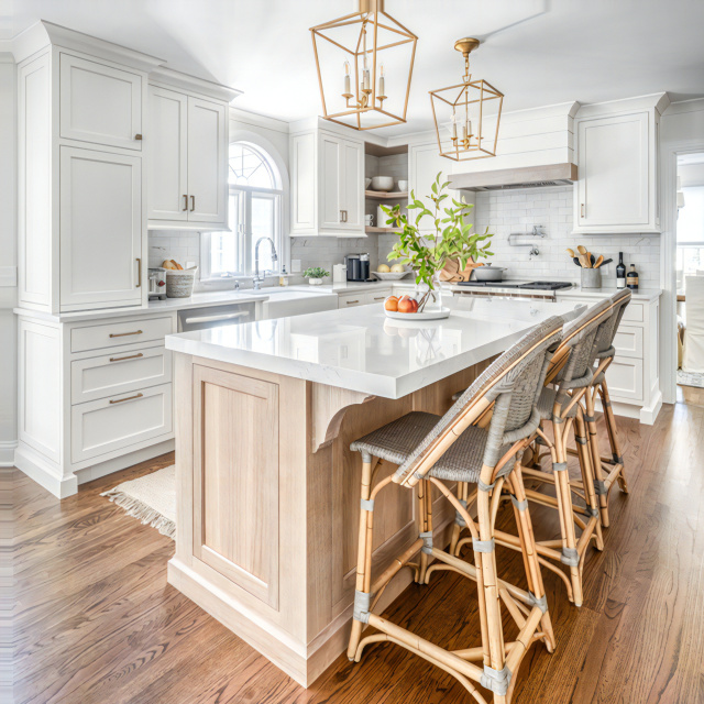 Custom High Quality Classic Lacquer Finish Self Assemble White Shaker Design Kitchen Cabinets L-Shape Plywood Cabinets