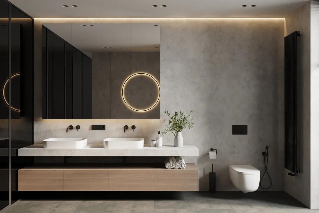 Italian Style Light Luxury Bathroom Vanities Bathroom Cabinets Modern Double Sink Big Bathroom Vanity Sets