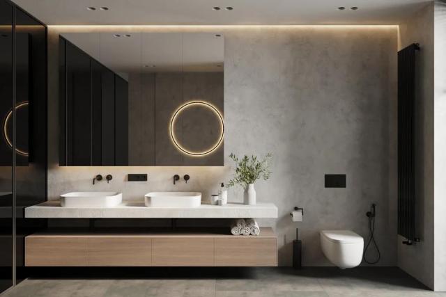 Italian Style Light Luxury Bathroom Vanities Bathroom Cabinets Modern Double Sink Big Bathroom Vanity Sets