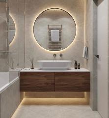 Original Design Bathroom Furniture Floating Bathroom Vanity Wooden Bathroom Cabinet with Sink