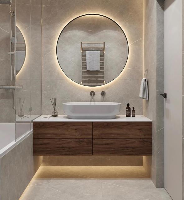 Original Design Bathroom Furniture Floating Bathroom Vanity Wooden Bathroom Cabinet with Sink