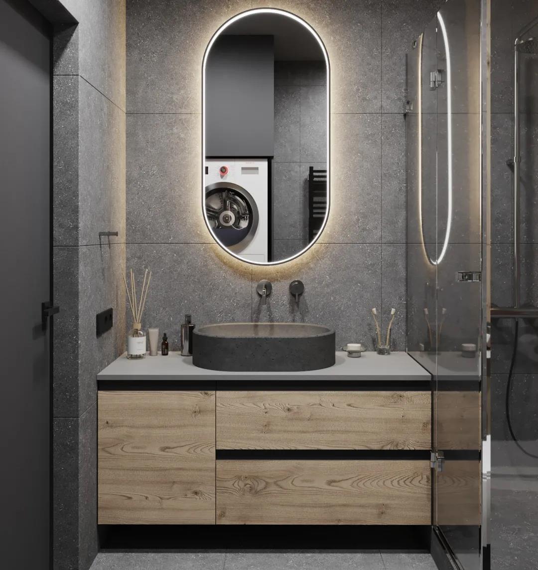 European Style Modern Bathroom Cabinet Set Washbasin Vanity Unit Wall Hung Makeup Bathroom Vanities