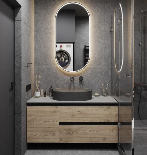 European Style Modern Bathroom Cabinet Set Washbasin Vanity Unit Wall Hung Makeup Bathroom Vanities
