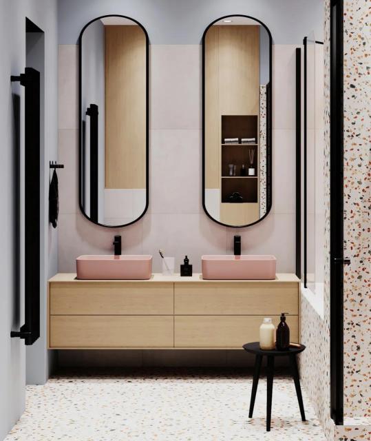 New Arrival Bathroom Vanity With Mirror Anti-Fog Modern Wall Mounted Bathroom Mirror