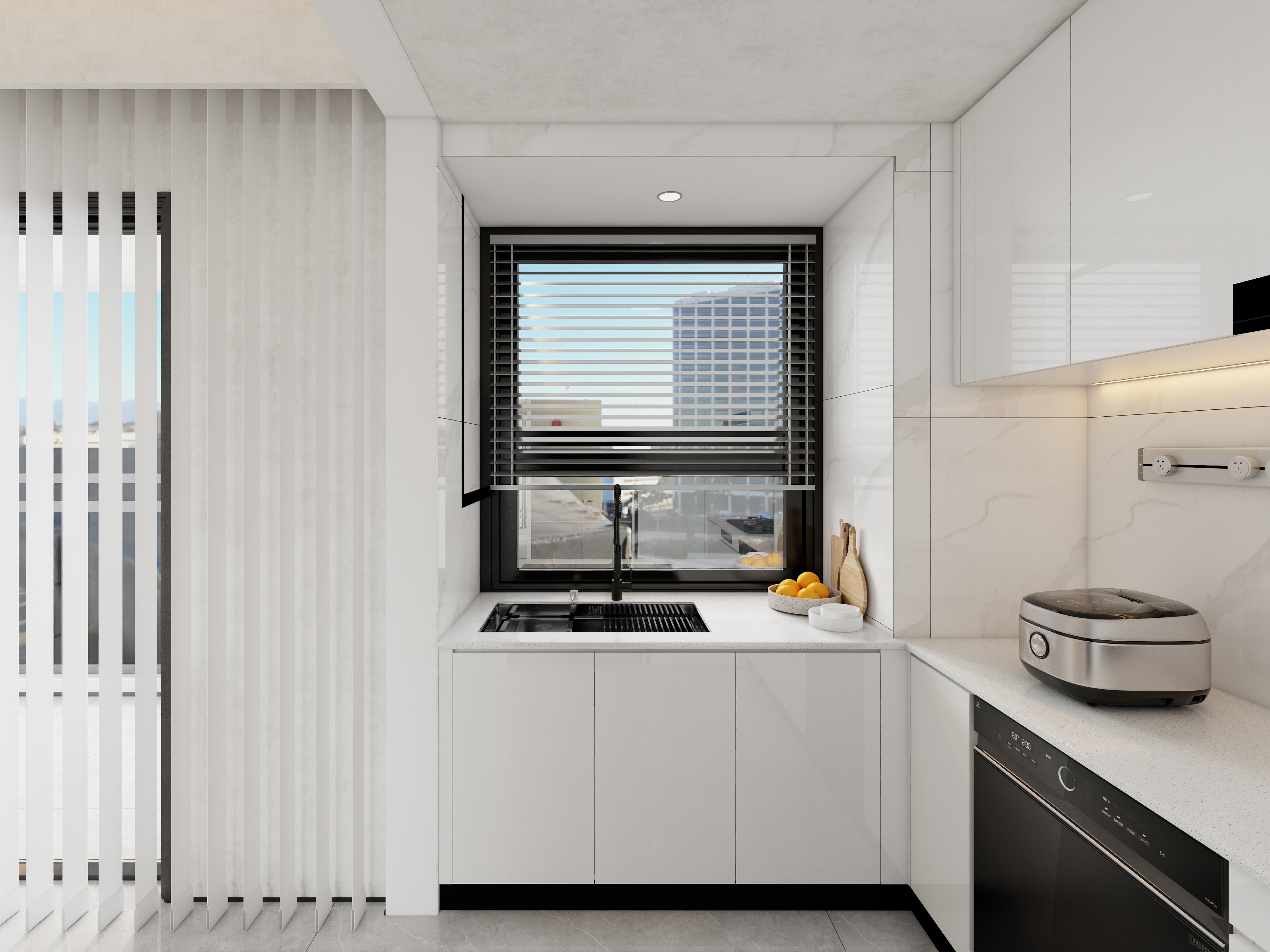 Modern Designs High End Custom Furniture Used Small Full White U Shaped Plywood Kitchen Cabinets From China