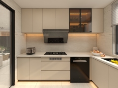 Kitchen Cabinet MDF Lacquer Different Colors Kitchen Furniture Modular Plywood Kitchen Cabinets